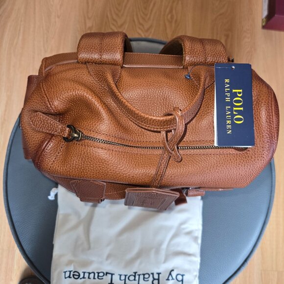 Polo Ralph Lauren Pebbled Leather Backpack (Unisex) - Picture 6 of 12